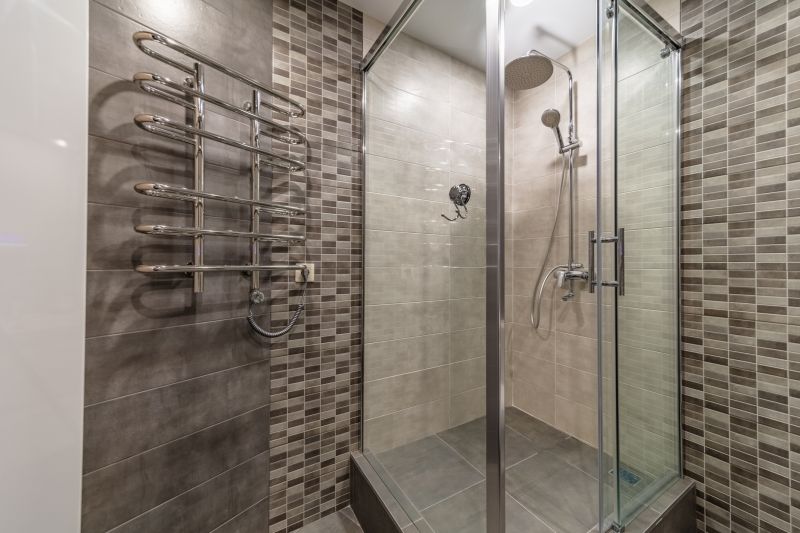 Stylish Shower with Glass Walls